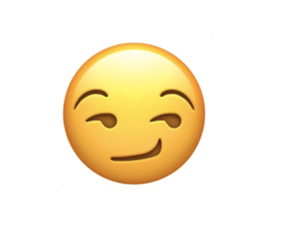 The "smirking face" emojis