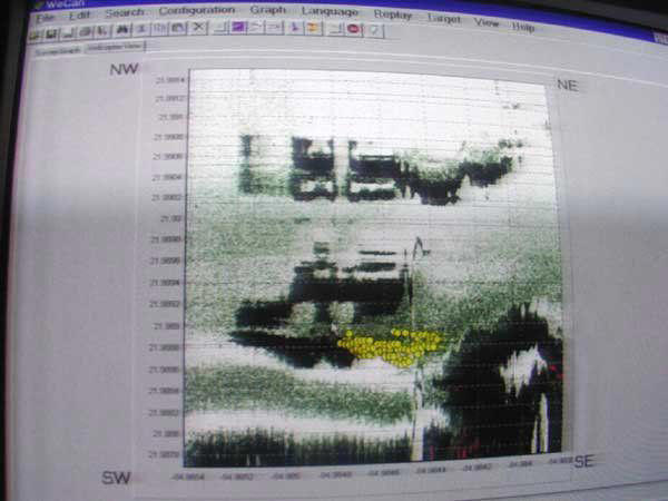 The original sidescan sonar images