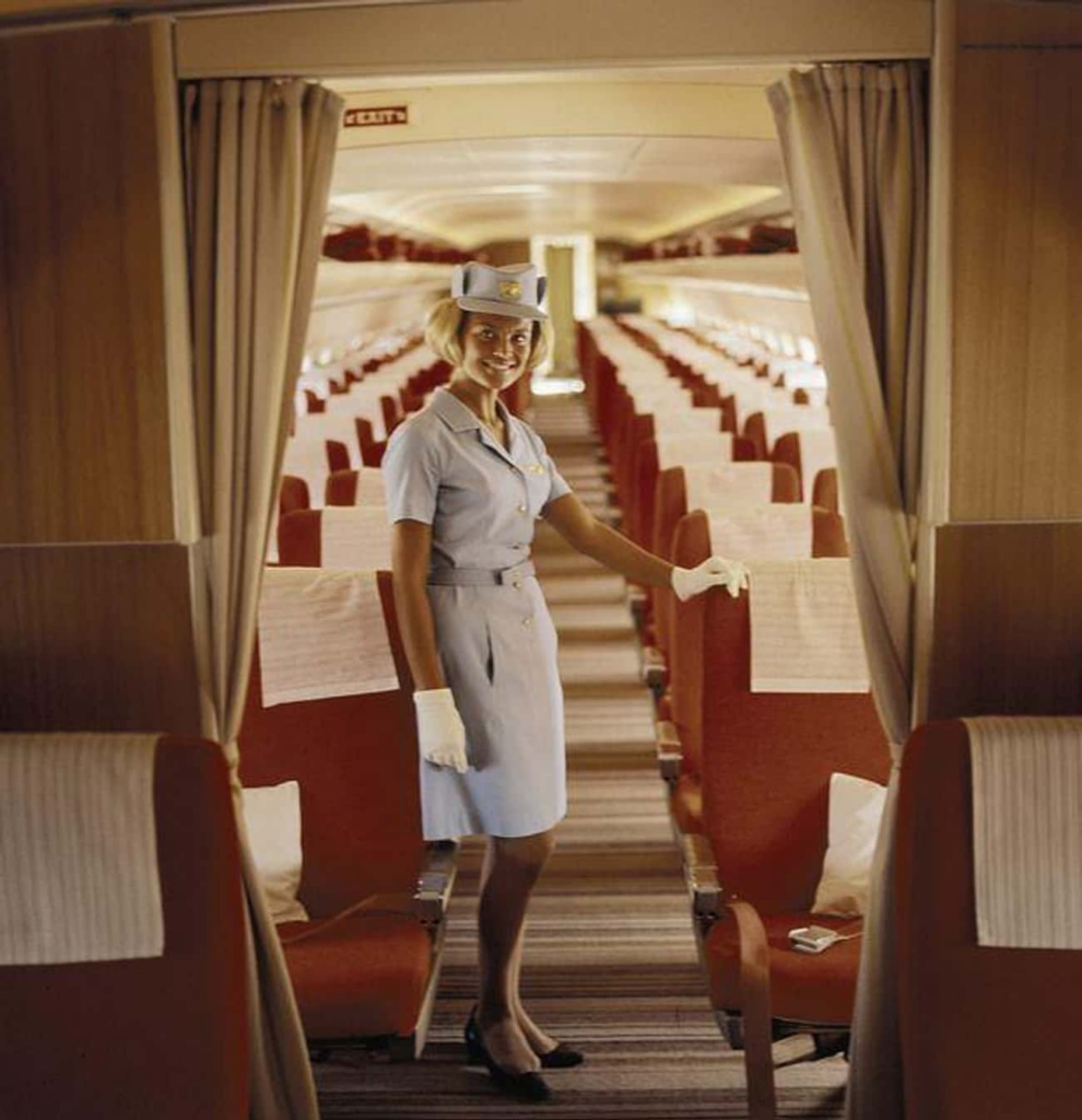 During the Golden Age of air travel, flight attendants were not only expected to provide impeccable service but also adhere to strict appearance and behavioral standards.