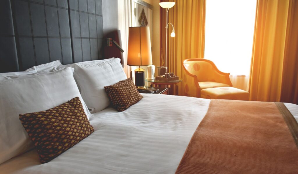 Comfort bedroom in luxury style
