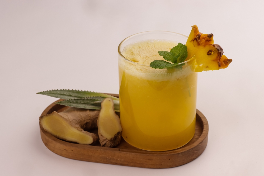 Pineapple Ginger Wellness Shots for Immune Boosting
