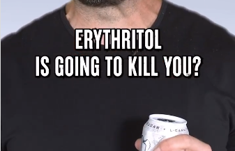 Instagram picture "Erythritol is going to kill you?
