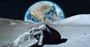 17 Myths and Facts About the Moon Landing The Earth seen from the surface of the moon