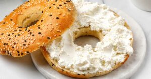 Bagel with cream cheese