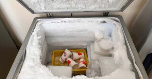 open freezer