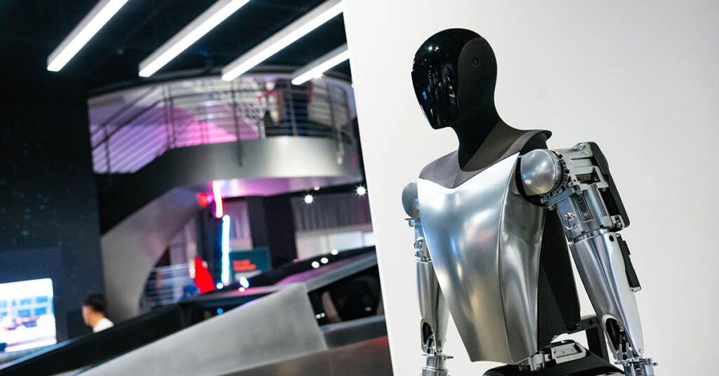 Musk Says Tesla Will Begin Production of Humanoid Robots Next Year - Featured image