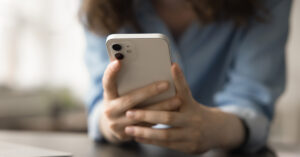 Woman Tells Story About How Her Smartphone ‘Ruined Her Life’ woman using smartphone