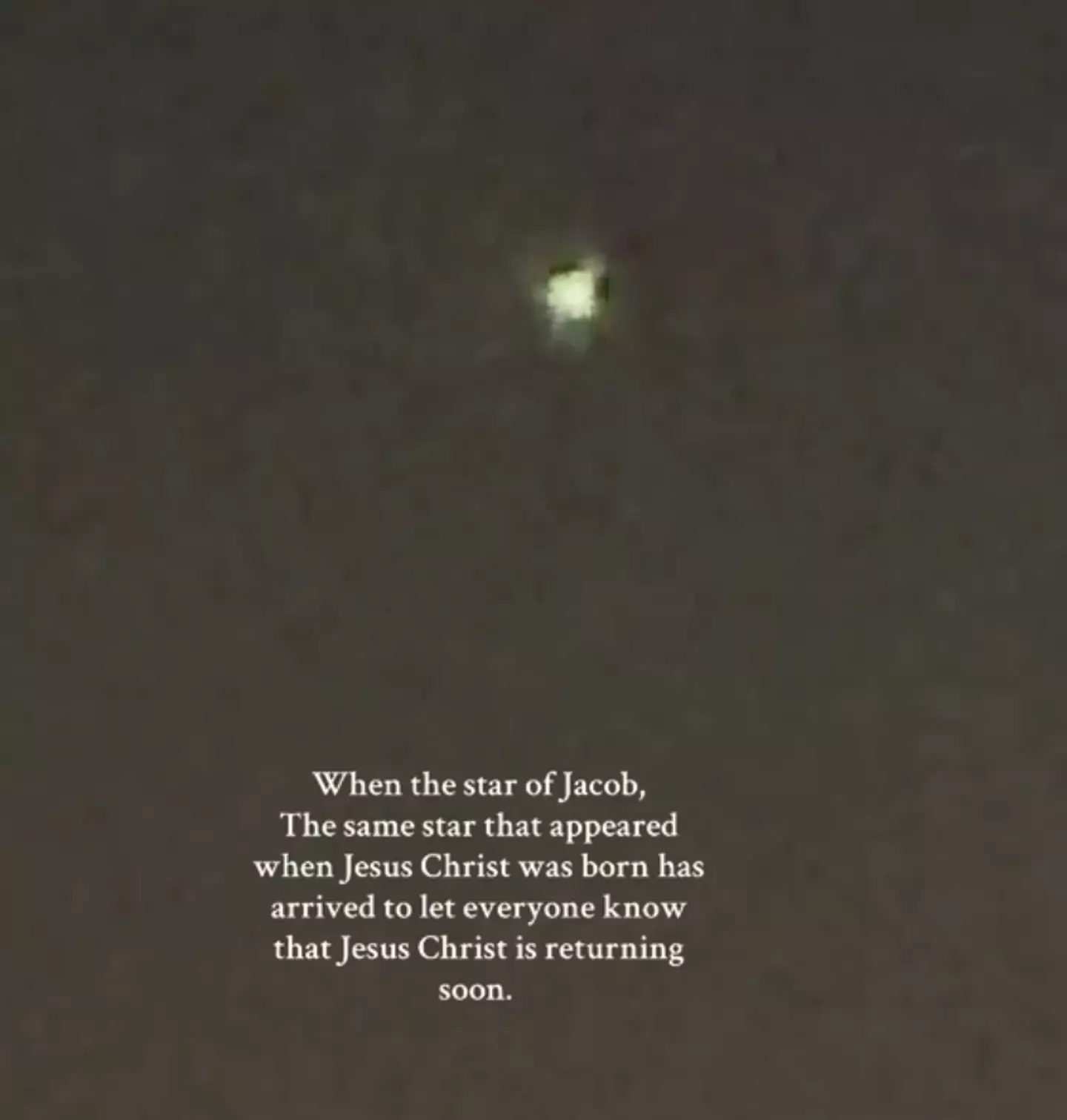 Some Think ‘Jesus is Coming’ After Seeing ‘Star of Jacob’ In UK Skies