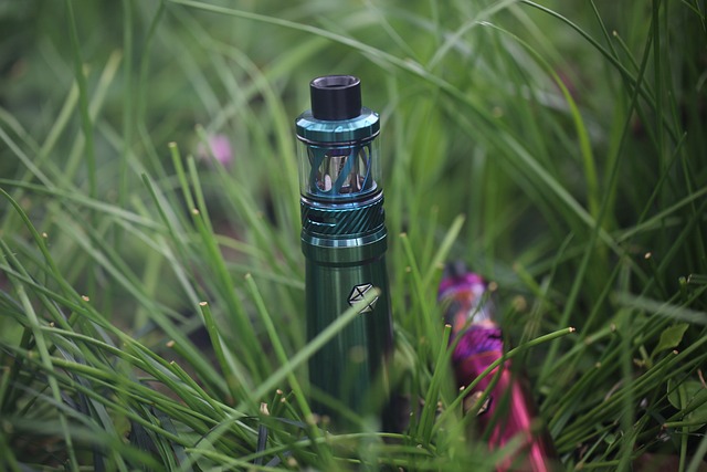 vape on the grass