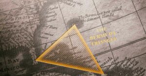 Bermuda Triangle on a map