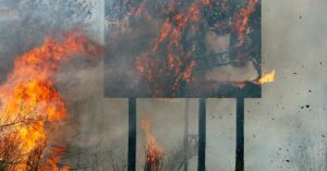 Meteorologist Who Warned of 'Cataclysmic' LA Fires Saved Hundreds with Early Alert Billboard on fire