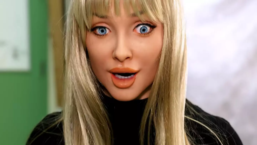 aria, an intimacy robot 