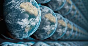Several mirror Earths. Multiverse concept