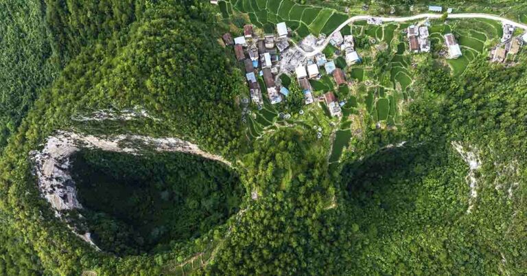 Explore China’s Giant ‘Sinkhole Forest’ - Featured image