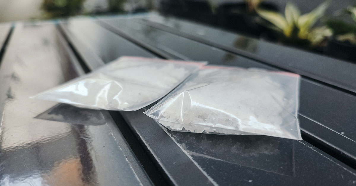 small bags of Meth