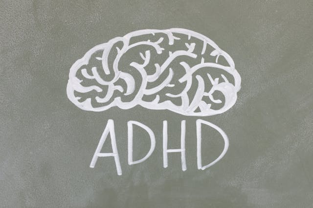 ADHD on a blackboard