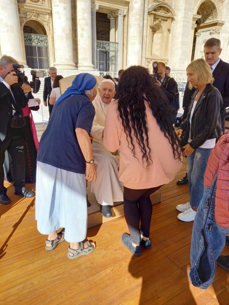 Sister Geneviève’s deep affection for Pope Francis