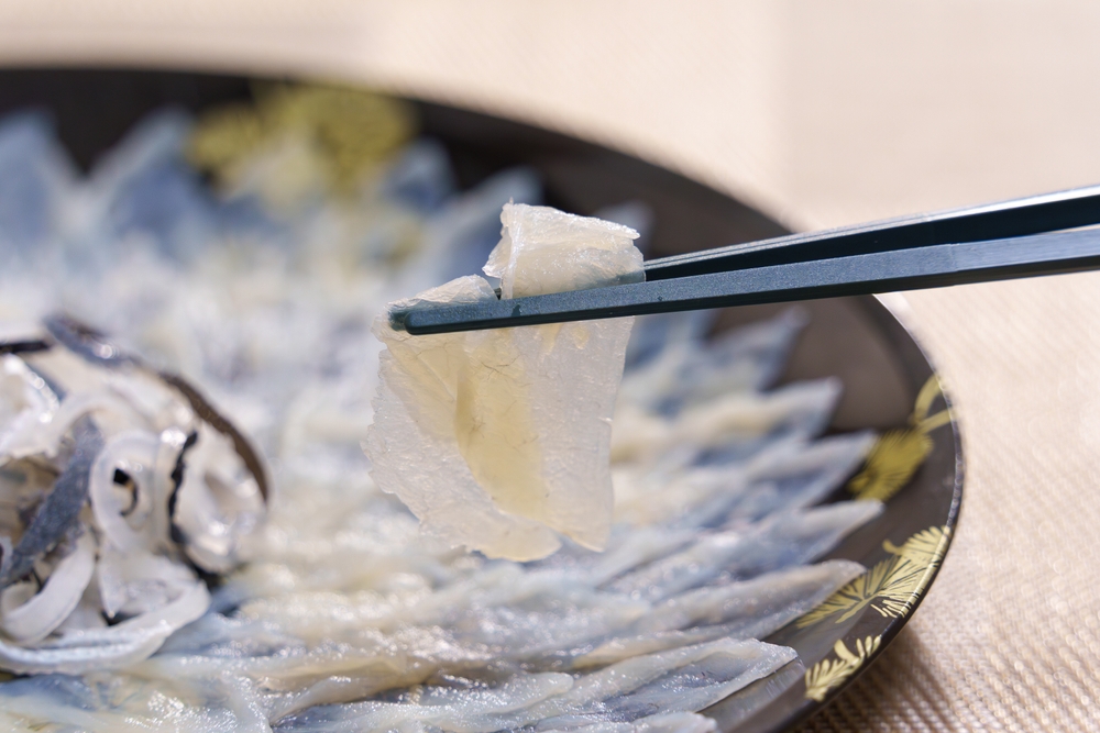Fugu Sashimi in Japanese Cuisine