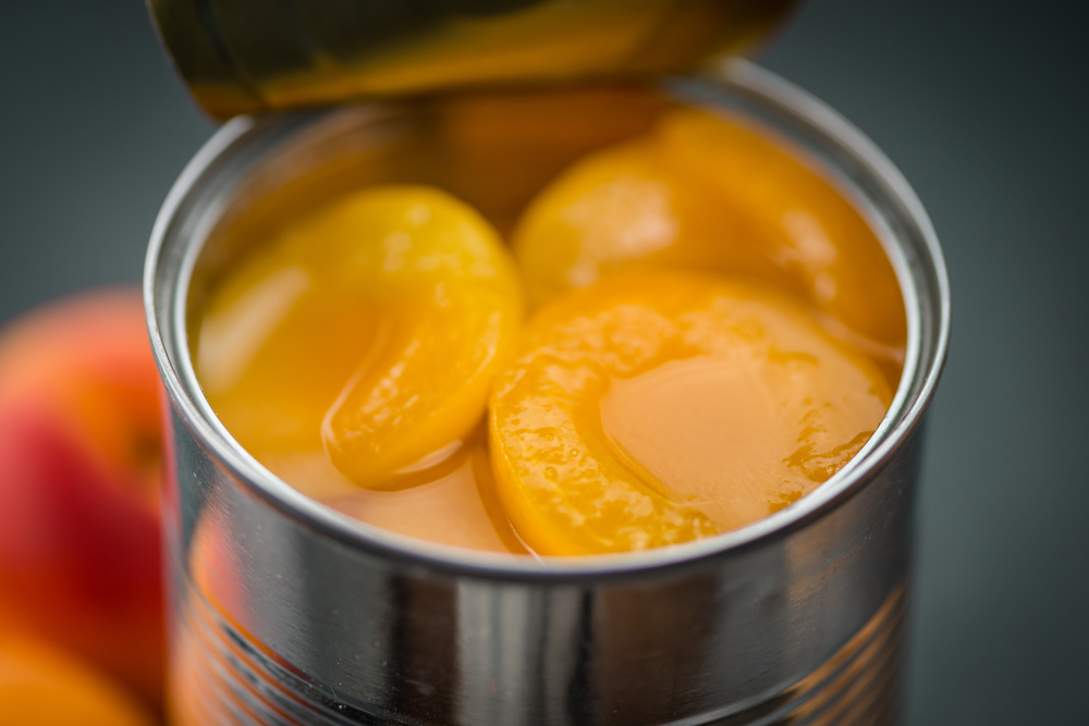Some Pickled Apricots on a vintage slate slab (selective focus)