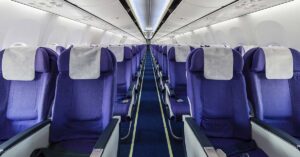 Seats on a passenger jet airline