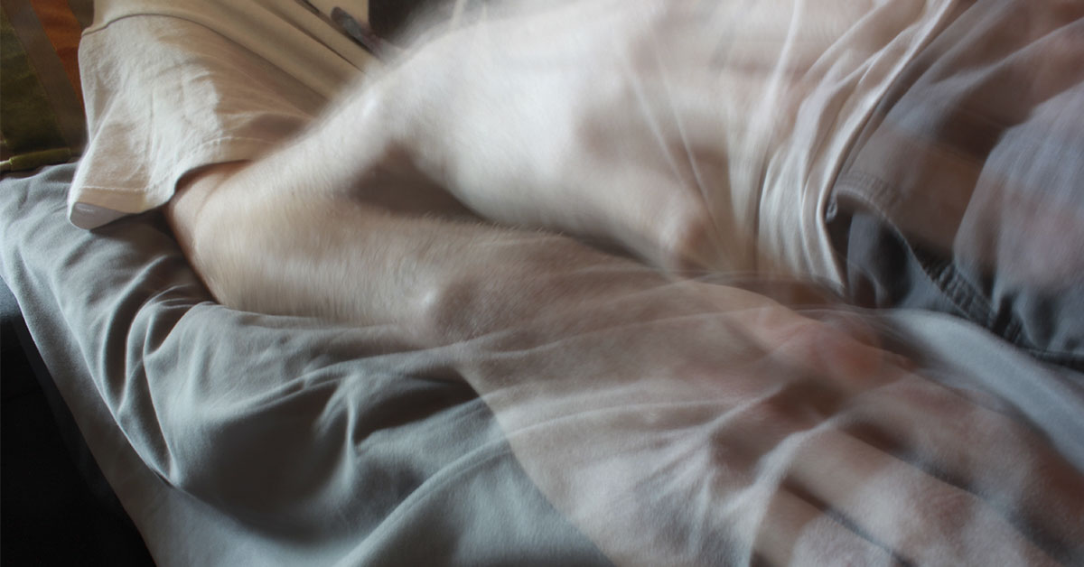 Outer body experience of ghost hand leaving body