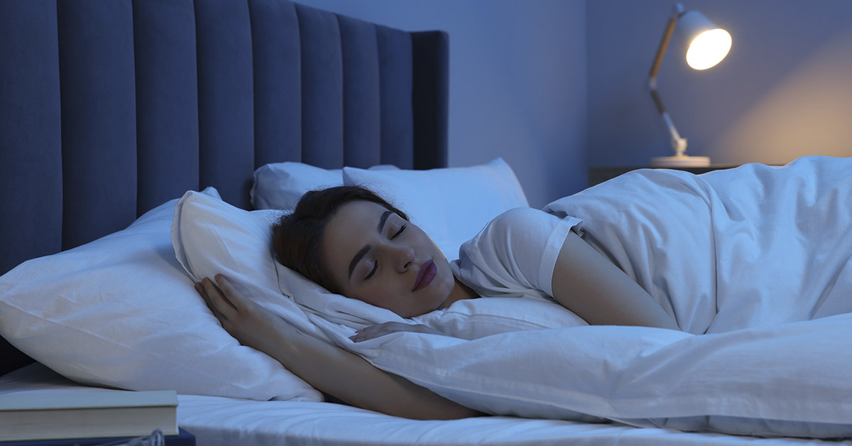 woman sleeping
