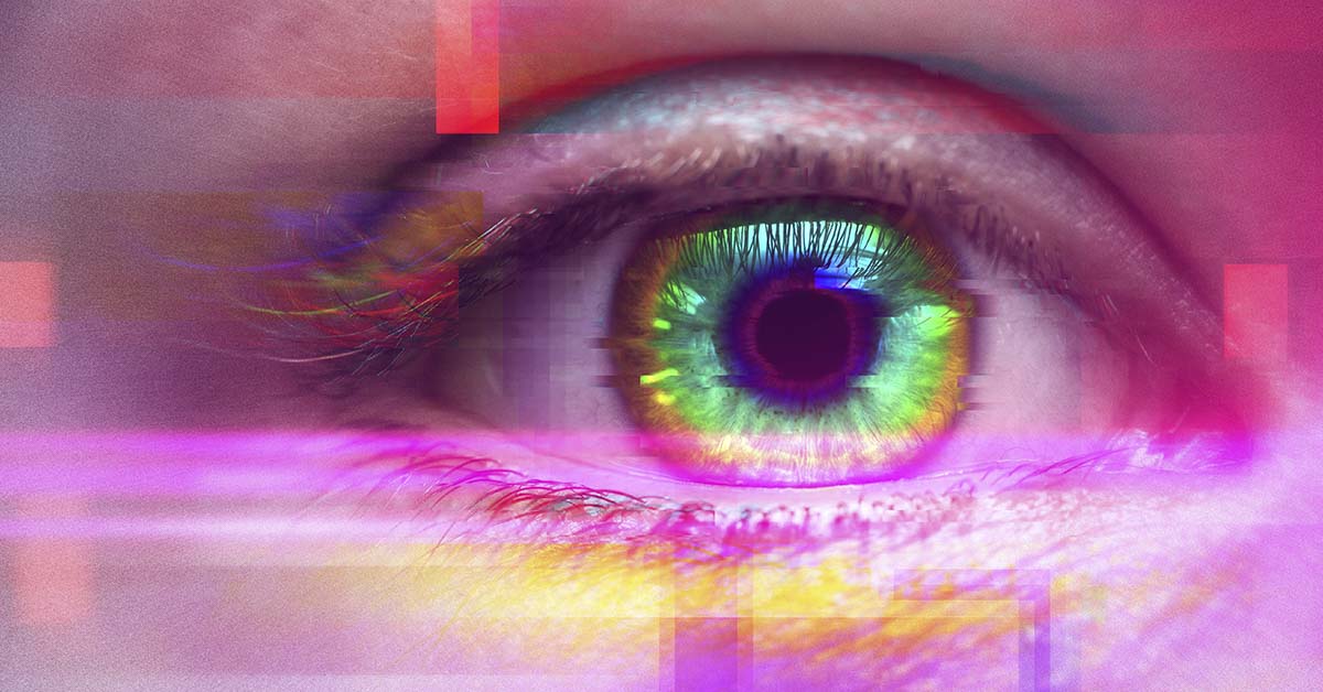 Close up of eye