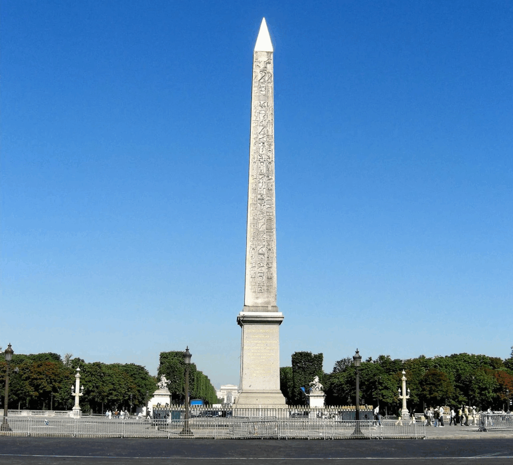 The Obelisk of Luxor, the center of Place de la Concorde, Paris