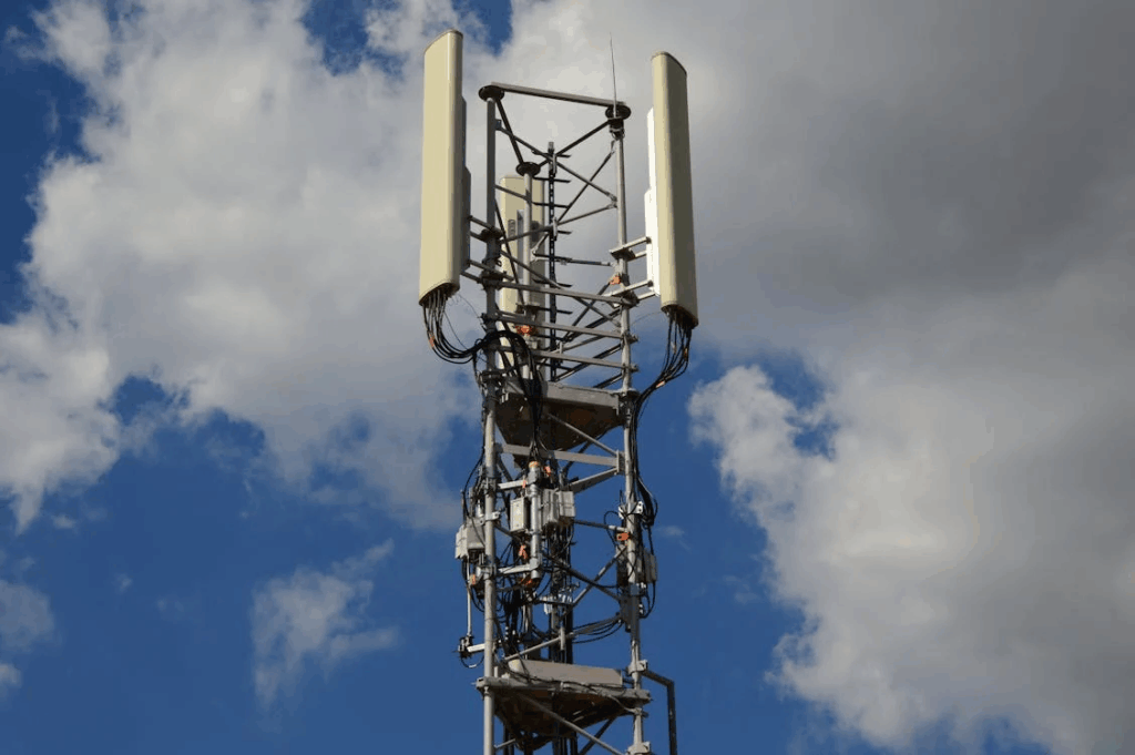 Low Angle View of a Cell Tower