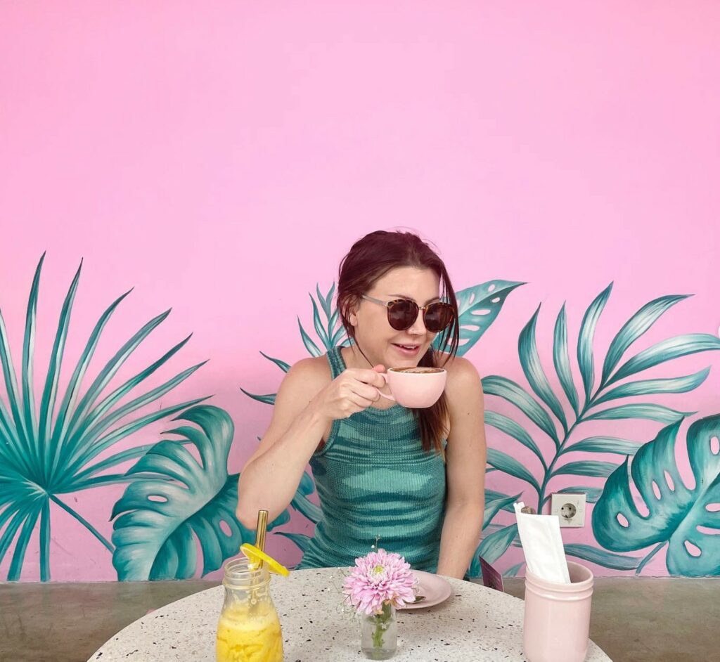 Nadia in Bali, the woman who once wrote about self-pleasure at work