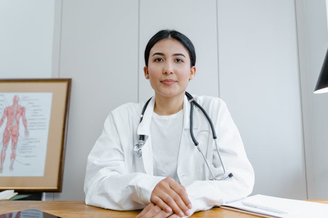 doctor in office
