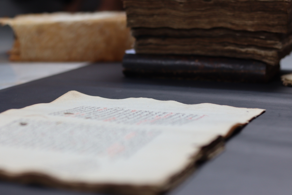 Digitization of ancient manuscripts of the book Al Mahalli, Aceh Besar, Aceh, Indonesia. Wednesday 13 March 2024.