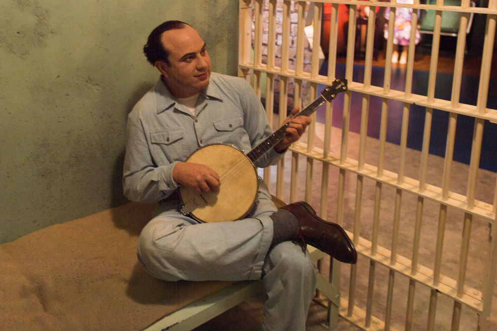 SAN FRANCISCO, USA - OCT 5, 2015: Al Capone at the Madame Tussauds museum in SF. It was open on June 26, 2014