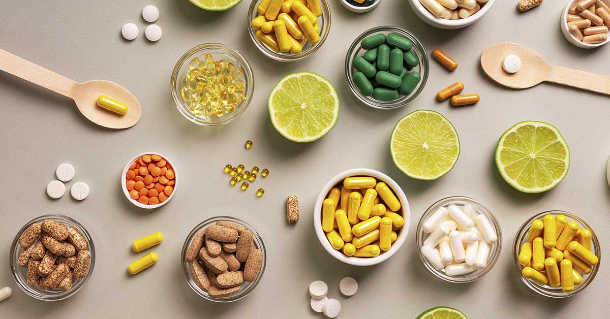 various dietary and herbal supplements
