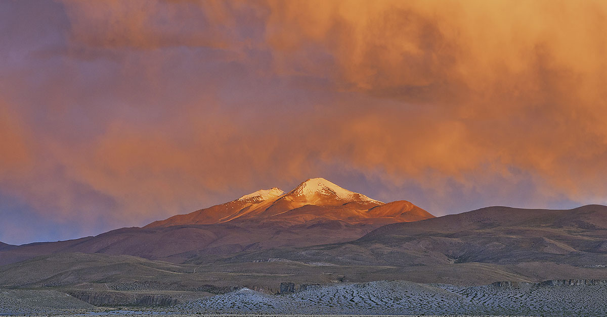mount Uturuncu, nicknamed as a zombie volcano
