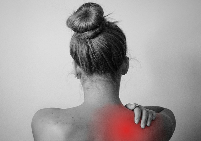 woman with backpain