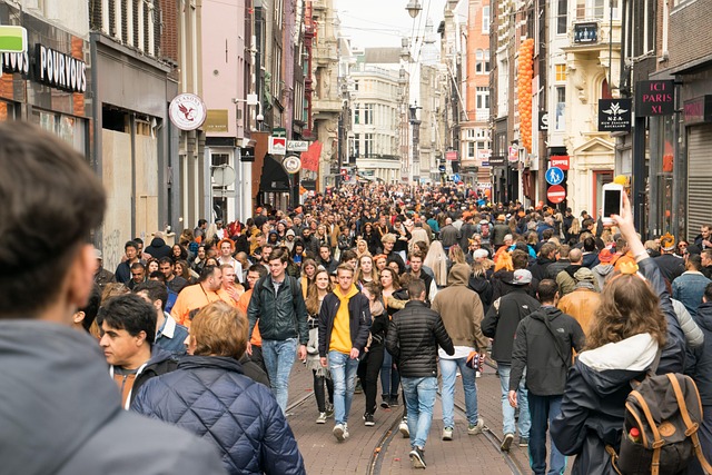 public crowd