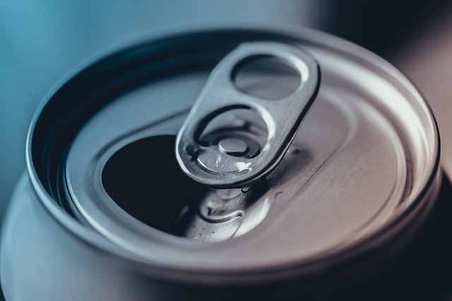 soda can close up