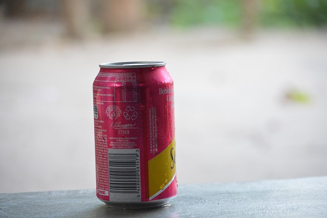 can of soda