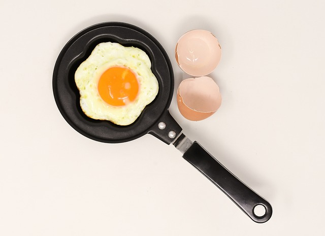 frying an egg