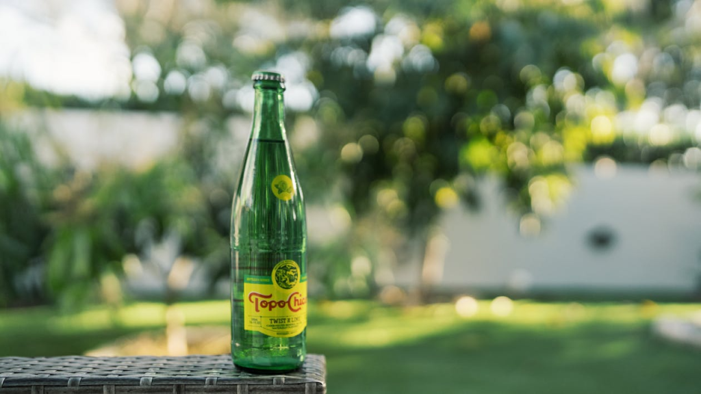 Topo Chico Bottle Outdoor Photoshoot