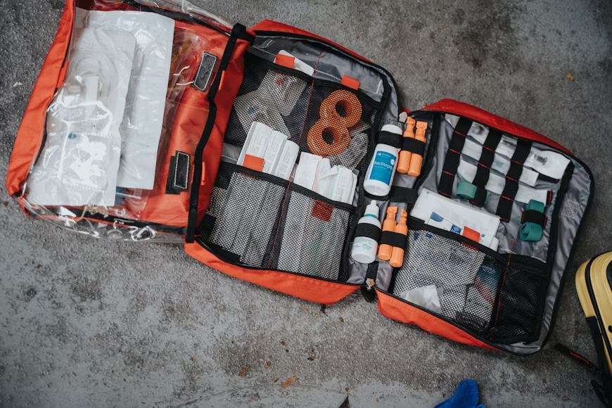 A first aid kit is vital in an emergency kit