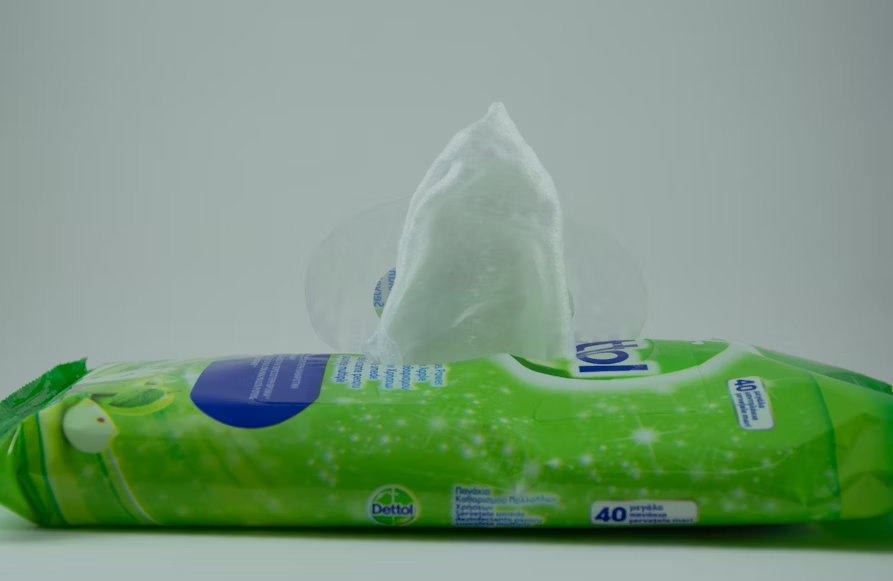 Wet wipes an dother products are great for staying clean