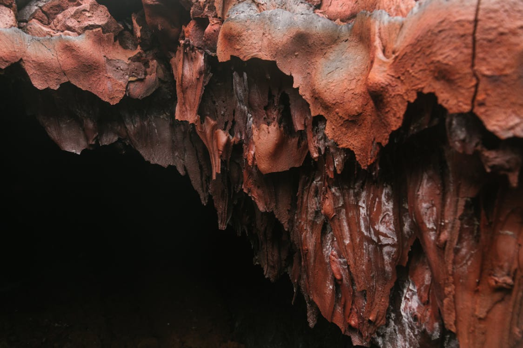 Close up of Rocks in Cave