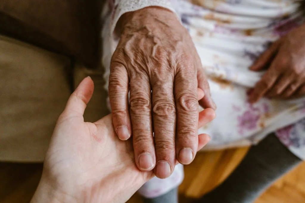 Hand of Elderly Woman