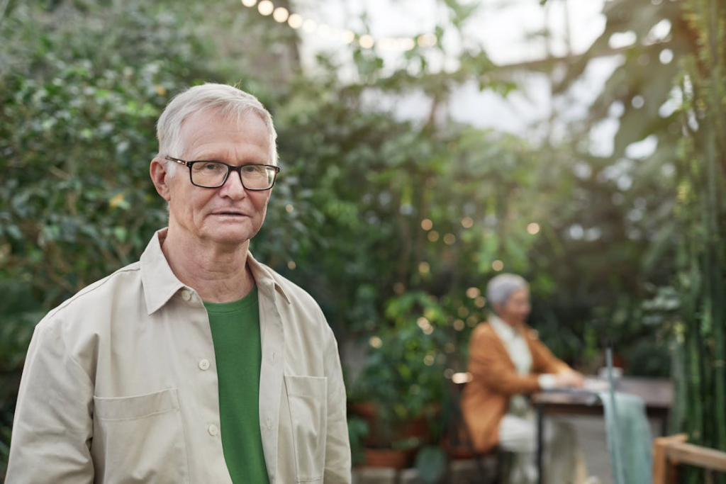 Man Wearing an Eyeglasses While Looking at the Camera