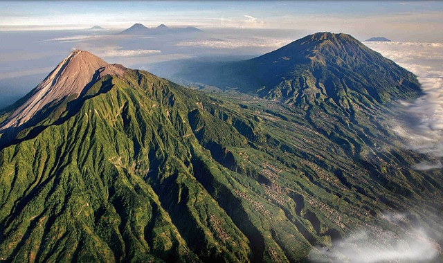 green volcano