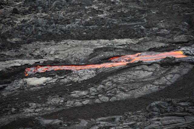 Volcanic lava