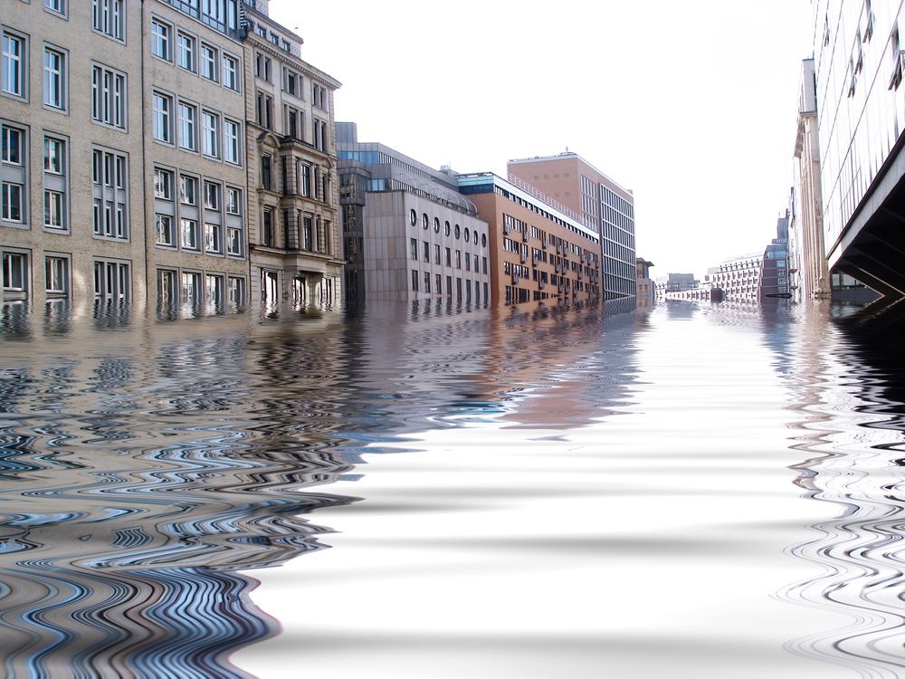 Flooded city