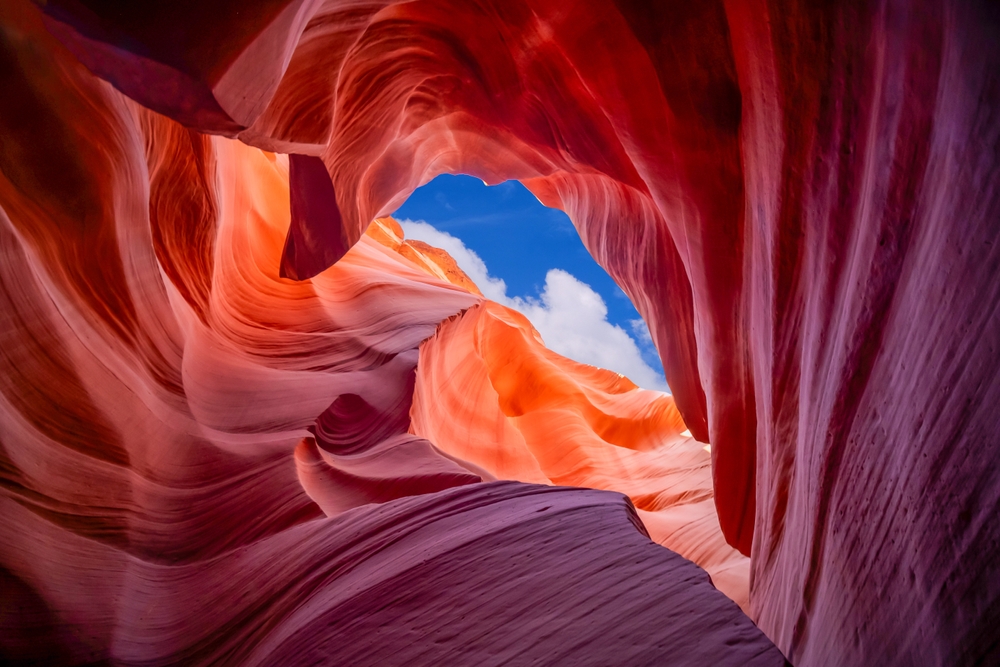 antelope canyon page state in Arizona,